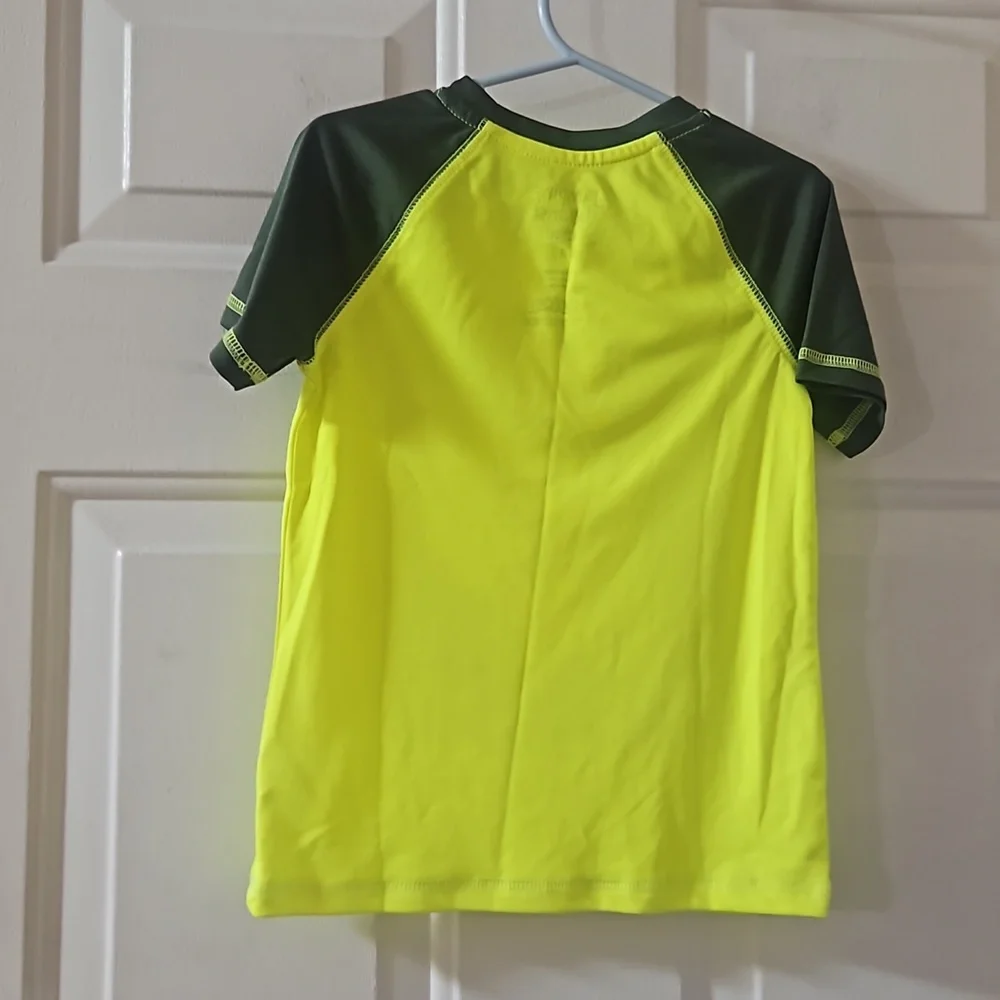 JUMPING BEANS ACTIVE PIKACHU TEE: YELLOW/GREEN: NWT: SIZE 4